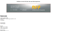 Desktop Screenshot of nfp-licht.de